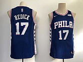 76ers 17 JJ Redick Blue Nike Swingman Jersey,baseball caps,new era cap wholesale,wholesale hats